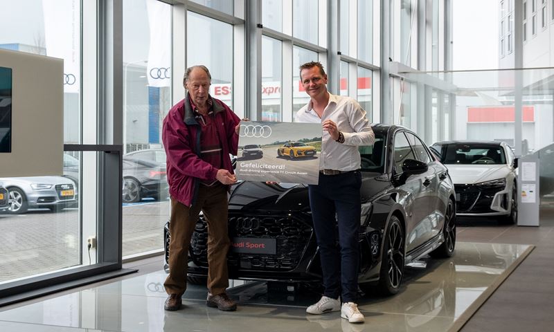 Winnaar Audi Driving Experience Foto Social Post