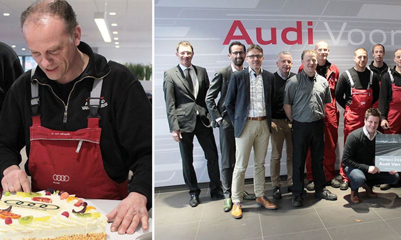 Audi Nederland Brengt Taart En Prijs Beste Service Bij Audi Dealer Vandenbrug Drachten