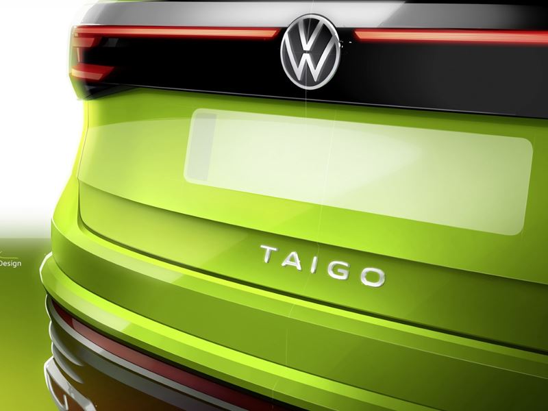 VW Taigo Back Logo